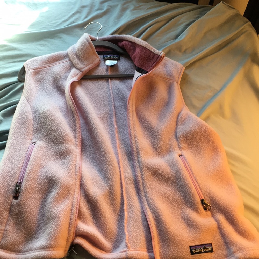 Pink Patagonia vest